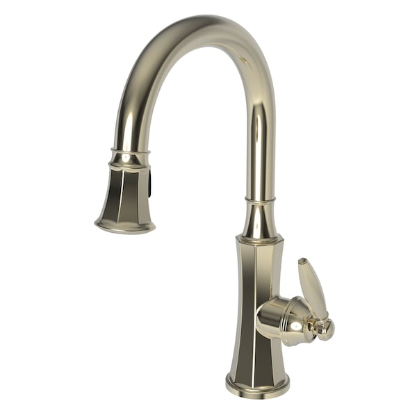 Newport Brass Pull-Down Kitchen Faucet in French Gold, Pvd 1200-5103-24A - main